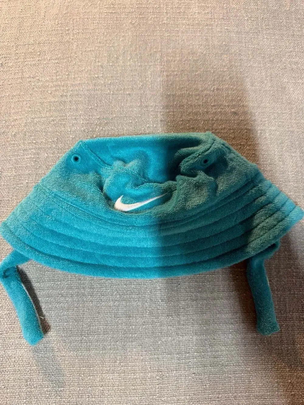 Nike Newborn 3M Terry Cloth Bucket Hat Turquoise